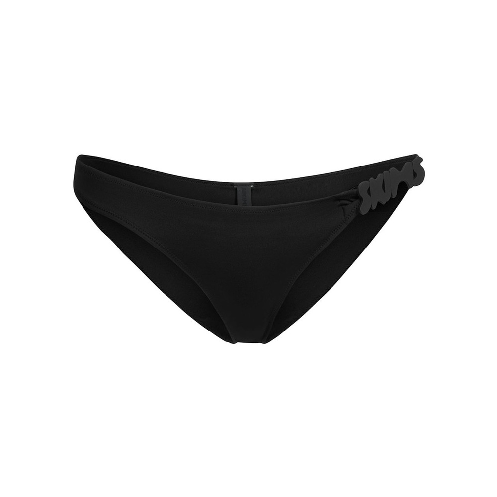 SKIMS SWIM LOGO HARDWARE BIKINI BOTTOM IN ONYX XXS M - Picture 3 of 5
